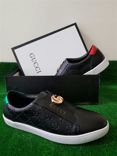 tenis gucci negro hombre